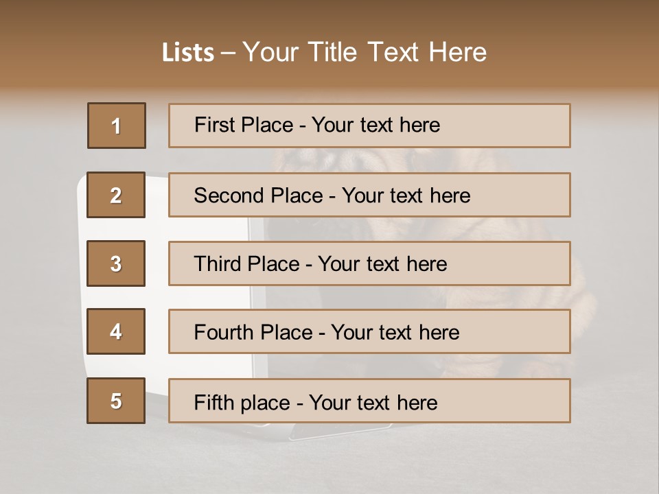 Animal Muzzle Beautiful PowerPoint Template