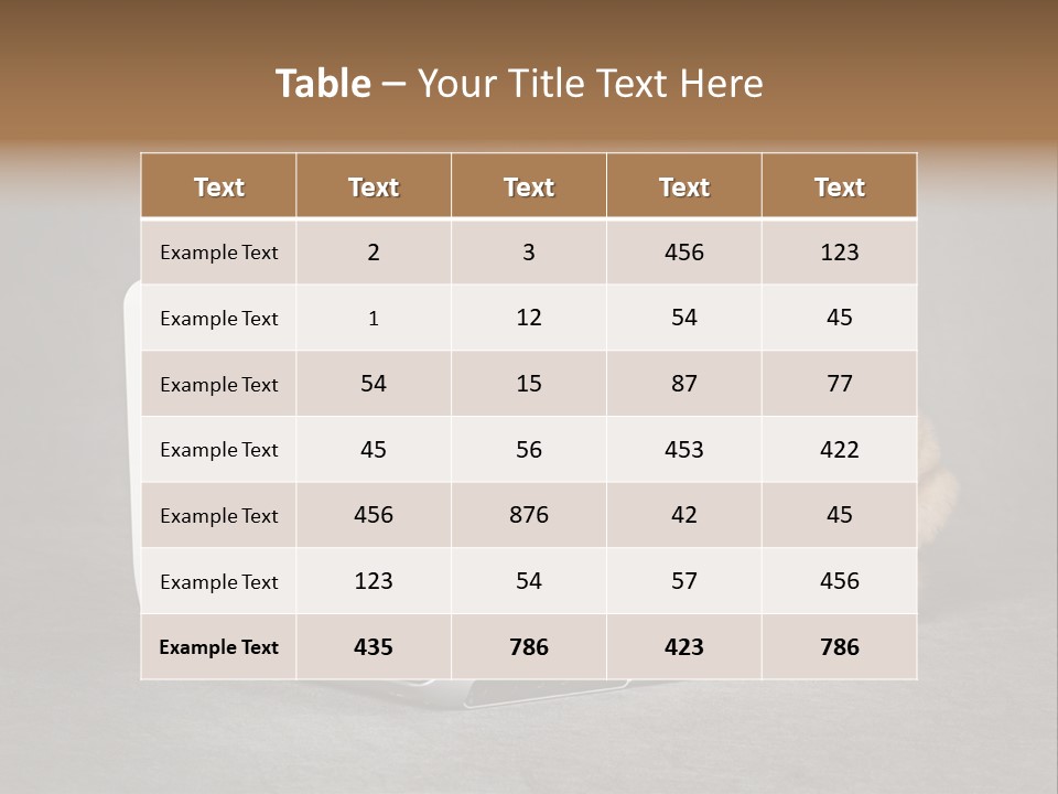 Animal Muzzle Beautiful PowerPoint Template