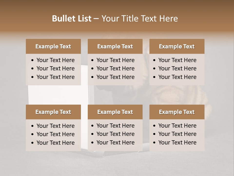 Animal Muzzle Beautiful PowerPoint Template