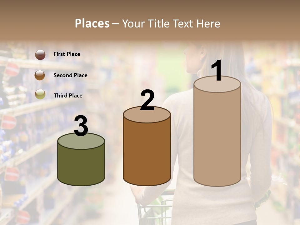 Delicatessen Gastronomy Purchase PowerPoint Template