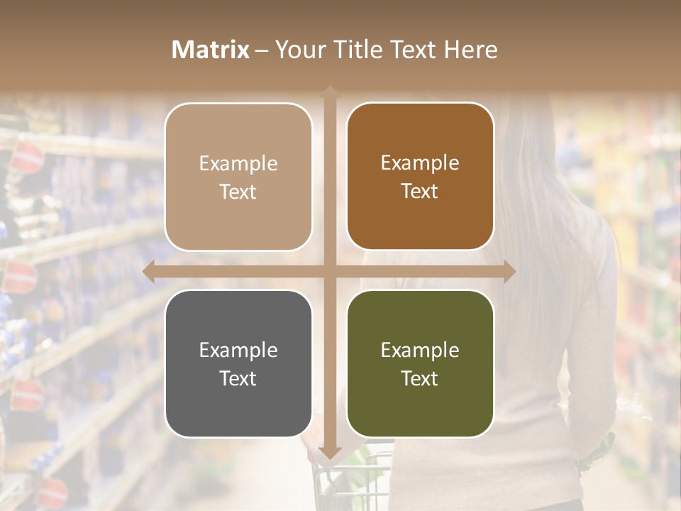 Delicatessen Gastronomy Purchase PowerPoint Template