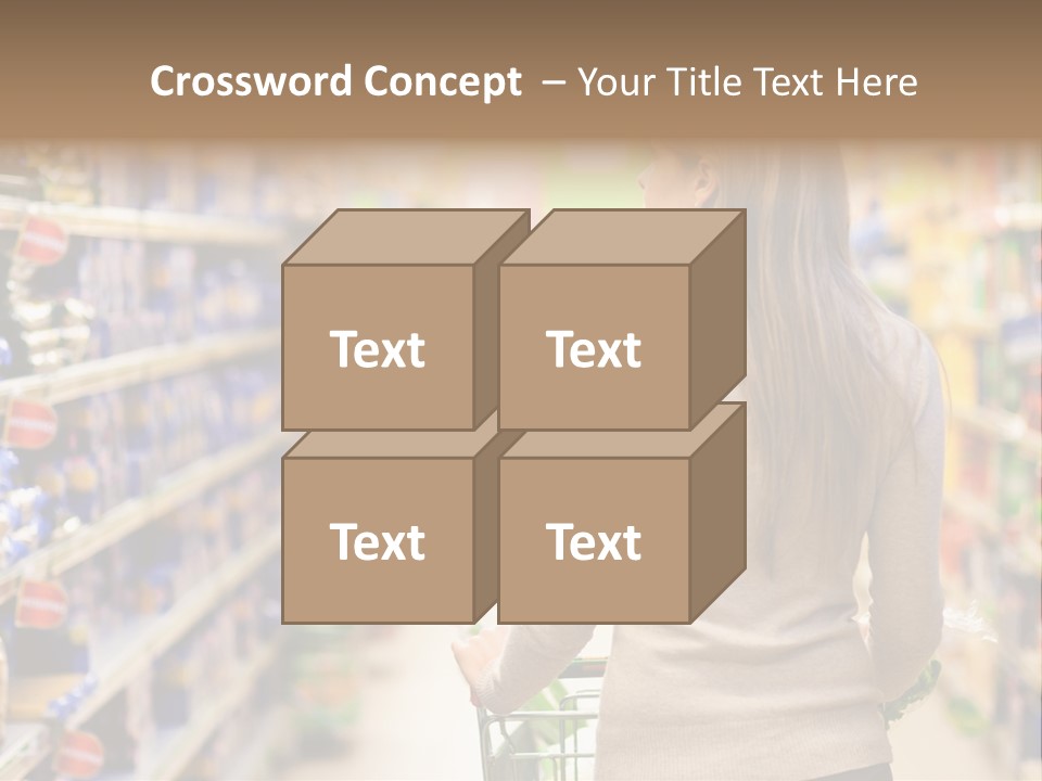 Delicatessen Gastronomy Purchase PowerPoint Template