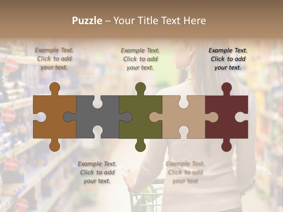 Delicatessen Gastronomy Purchase PowerPoint Template