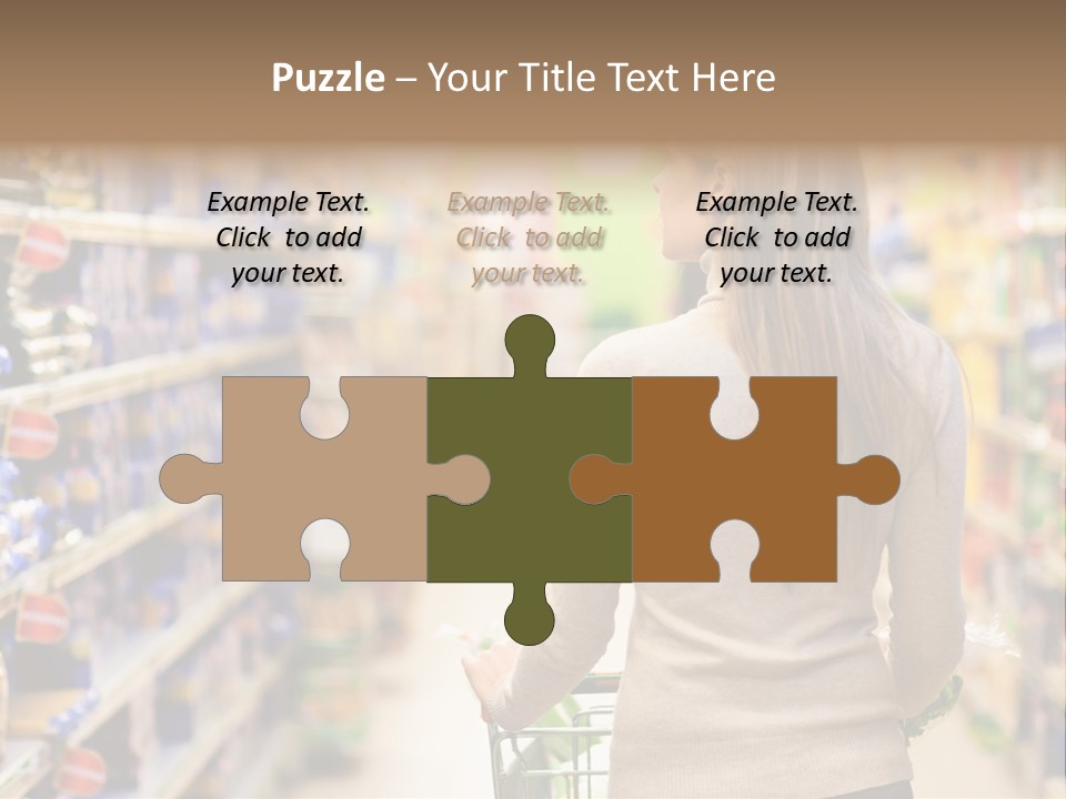 Delicatessen Gastronomy Purchase PowerPoint Template