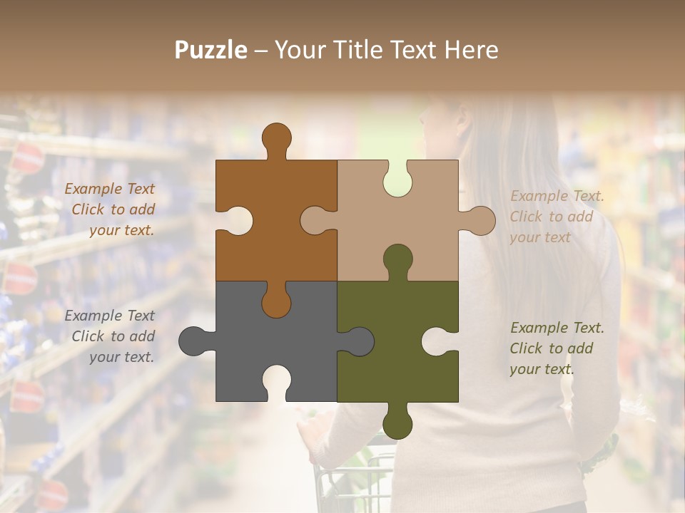 Delicatessen Gastronomy Purchase PowerPoint Template