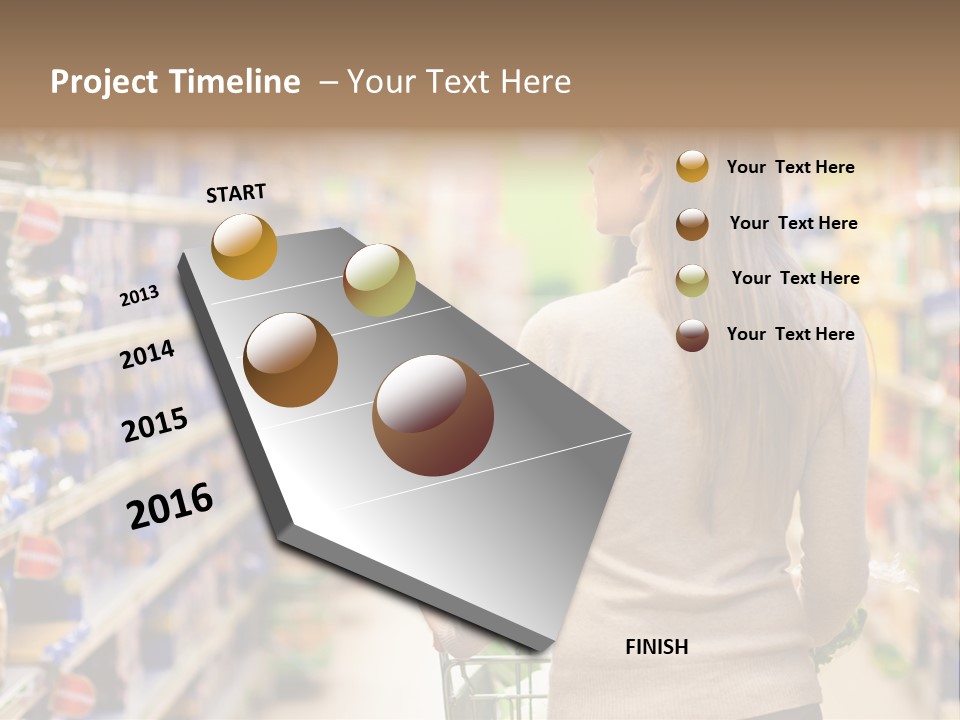 Delicatessen Gastronomy Purchase PowerPoint Template