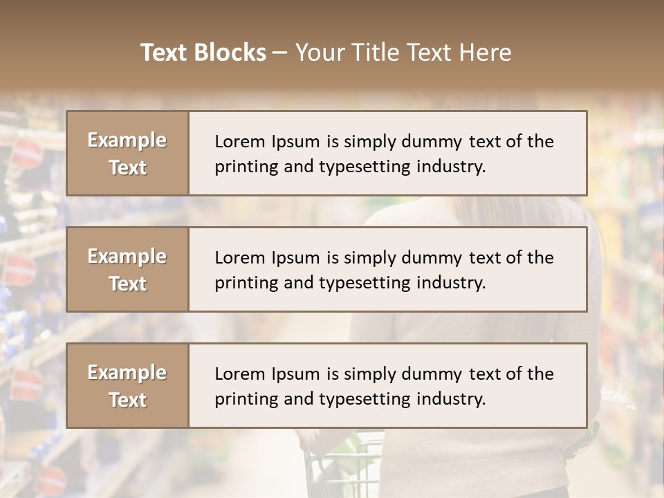 Delicatessen Gastronomy Purchase PowerPoint Template
