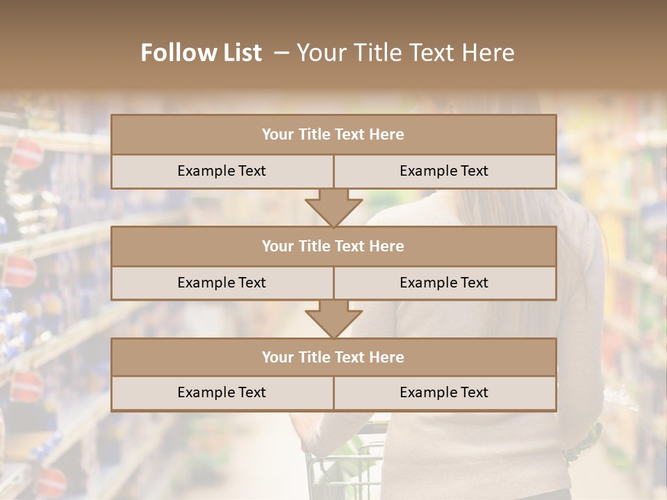 Delicatessen Gastronomy Purchase PowerPoint Template