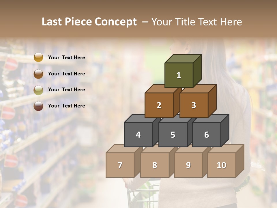 Delicatessen Gastronomy Purchase PowerPoint Template