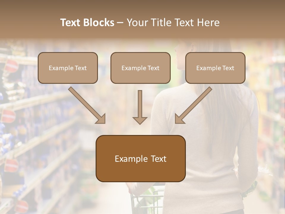 Delicatessen Gastronomy Purchase PowerPoint Template