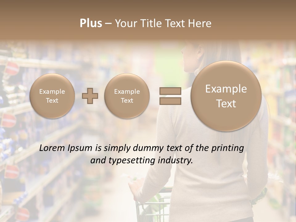 Delicatessen Gastronomy Purchase PowerPoint Template