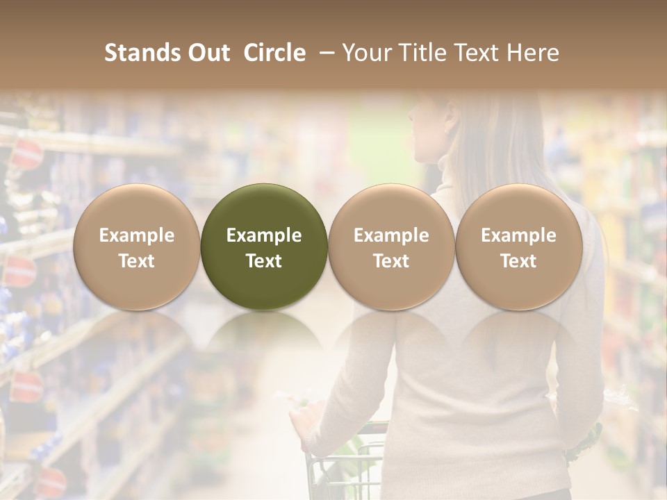 Delicatessen Gastronomy Purchase PowerPoint Template