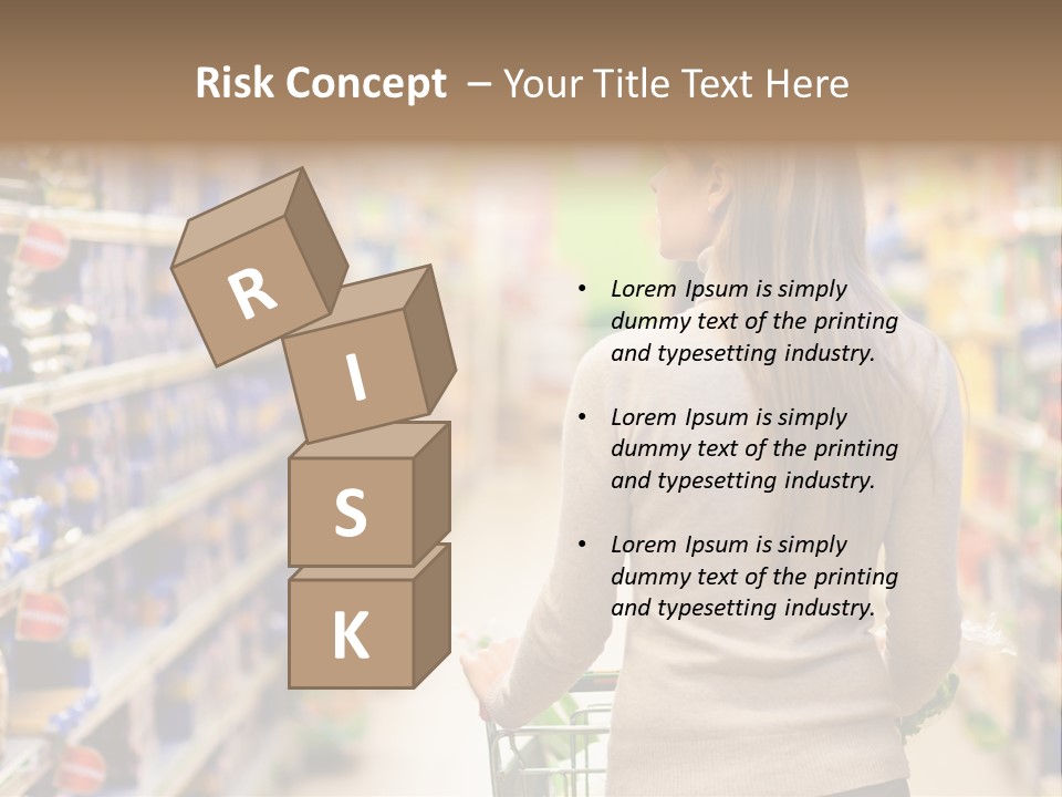 Delicatessen Gastronomy Purchase PowerPoint Template