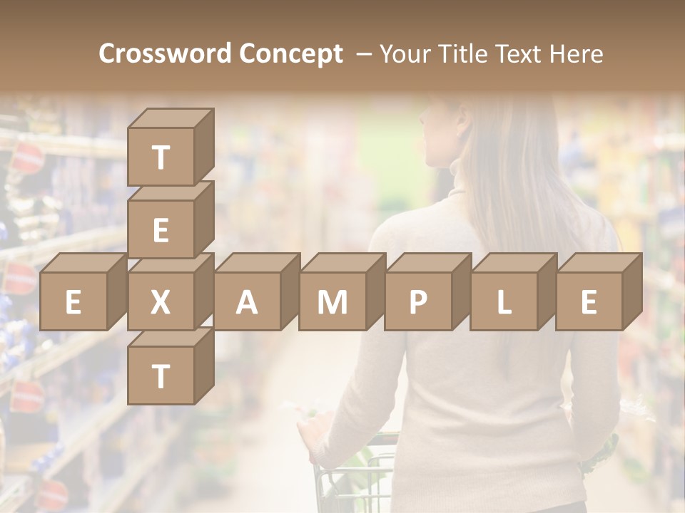 Delicatessen Gastronomy Purchase PowerPoint Template