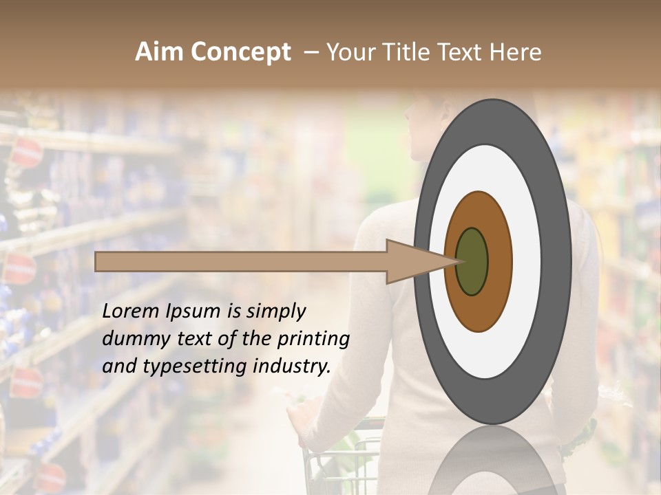 Delicatessen Gastronomy Purchase PowerPoint Template