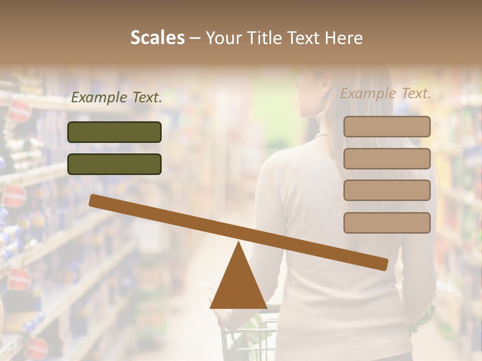 Delicatessen Gastronomy Purchase PowerPoint Template