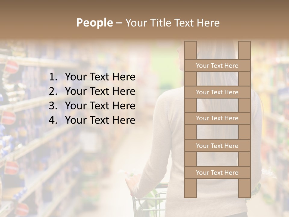 Delicatessen Gastronomy Purchase PowerPoint Template