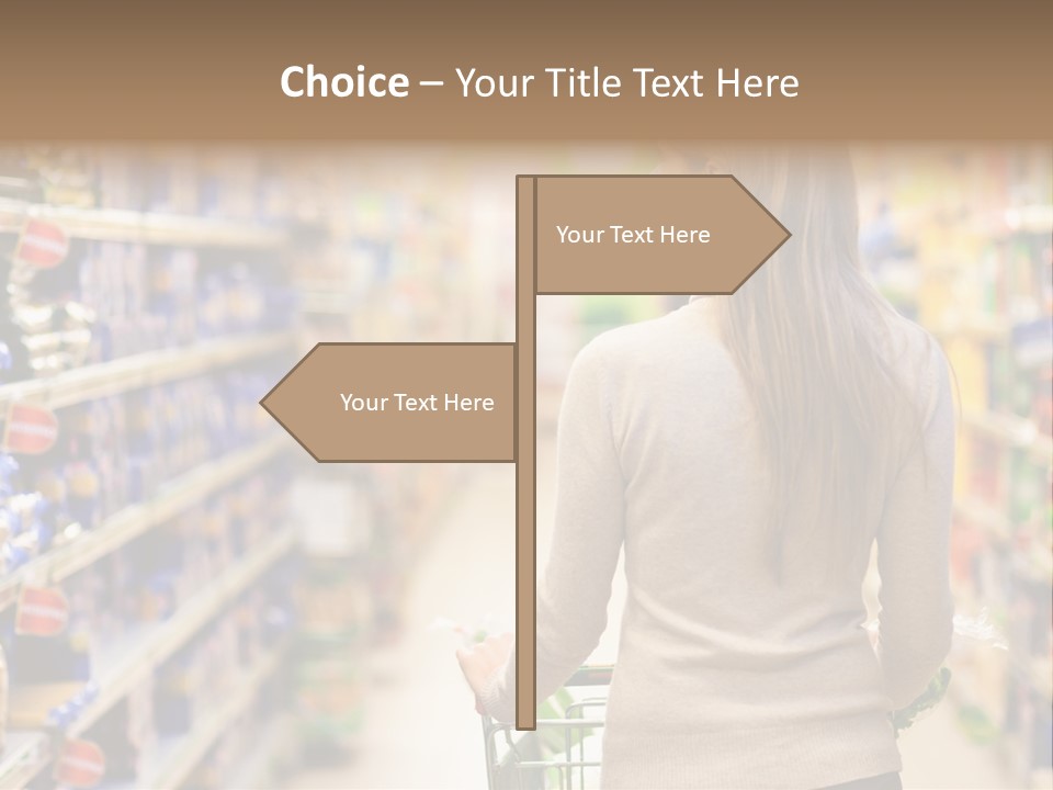 Delicatessen Gastronomy Purchase PowerPoint Template