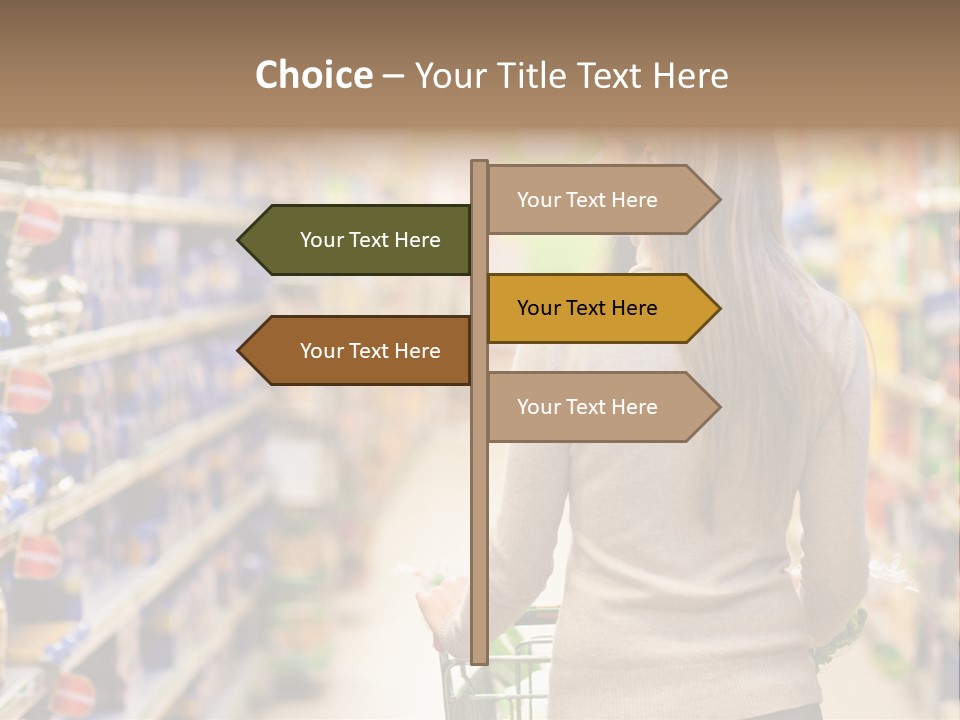 Delicatessen Gastronomy Purchase PowerPoint Template