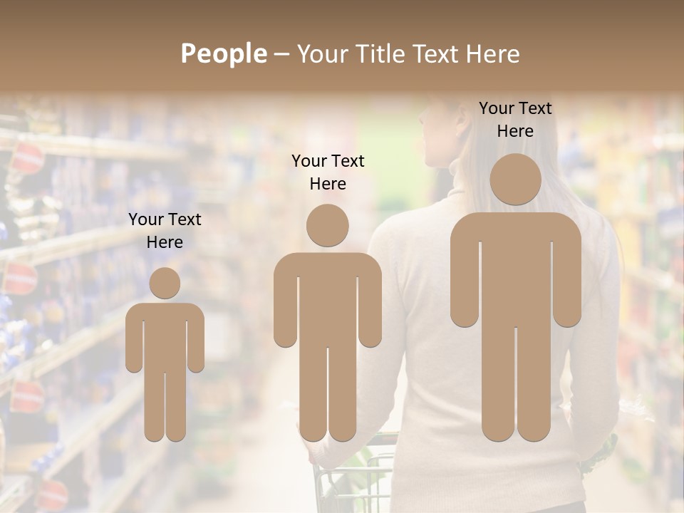 Delicatessen Gastronomy Purchase PowerPoint Template