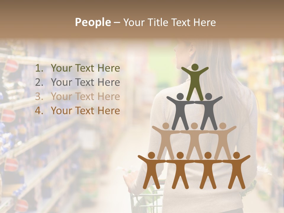 Delicatessen Gastronomy Purchase PowerPoint Template