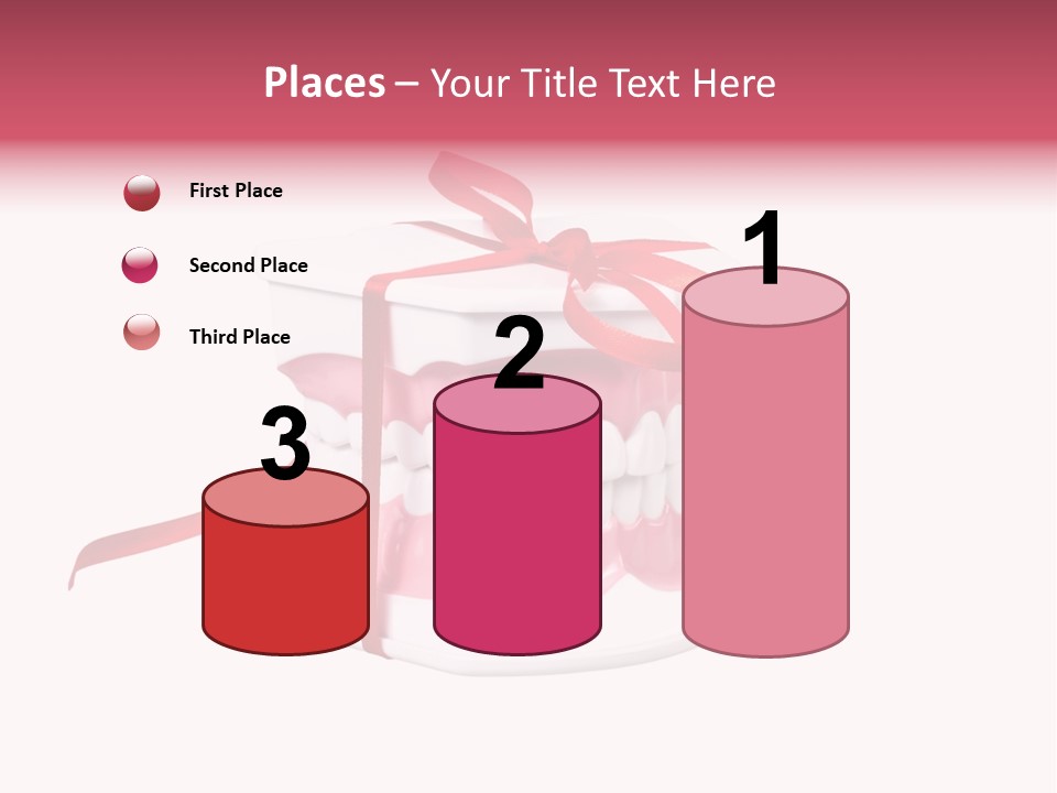 Toy Ribbon Isolated On White PowerPoint Template