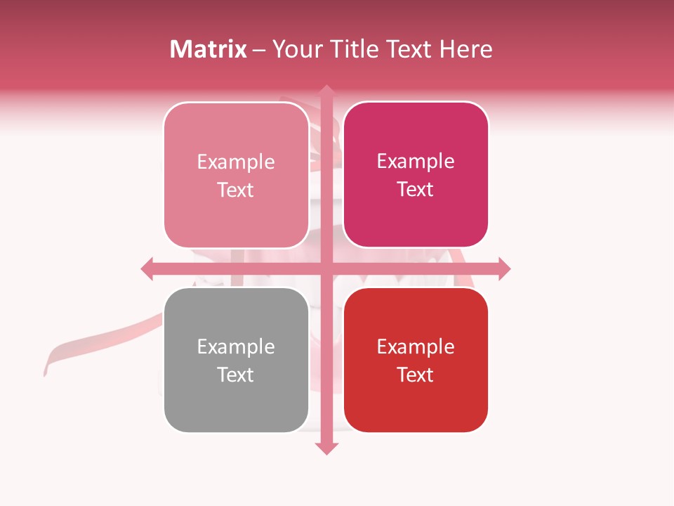 Toy Ribbon Isolated On White PowerPoint Template