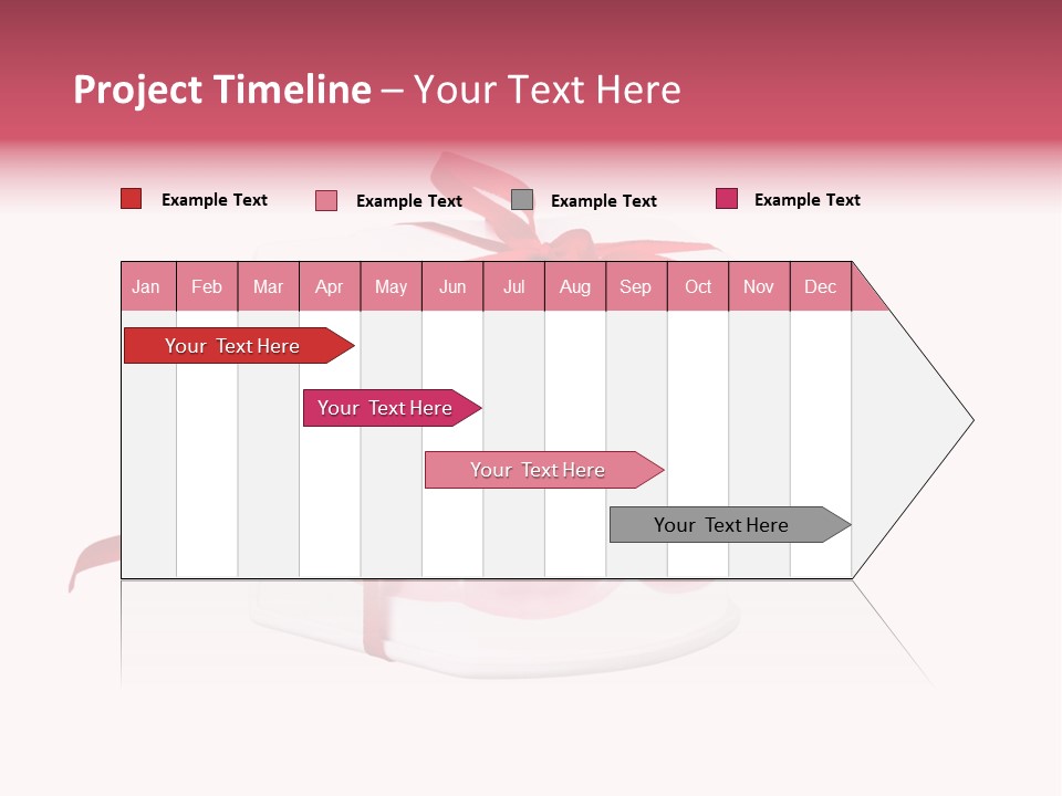 Toy Ribbon Isolated On White PowerPoint Template