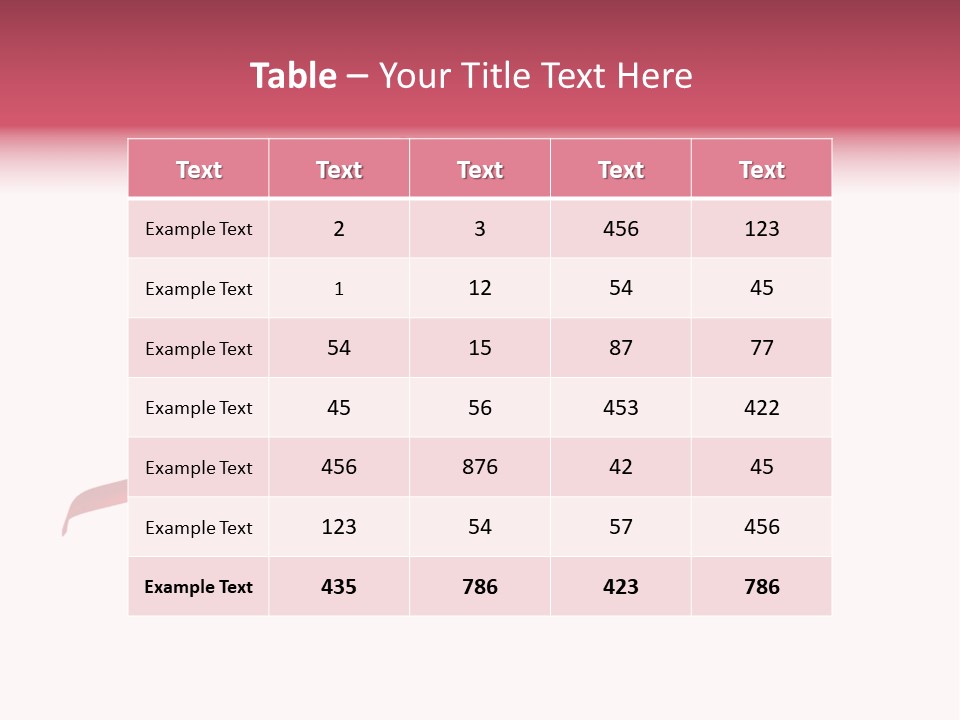 Toy Ribbon Isolated On White PowerPoint Template