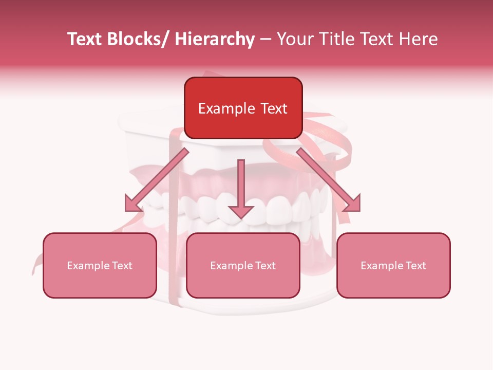 Toy Ribbon Isolated On White PowerPoint Template