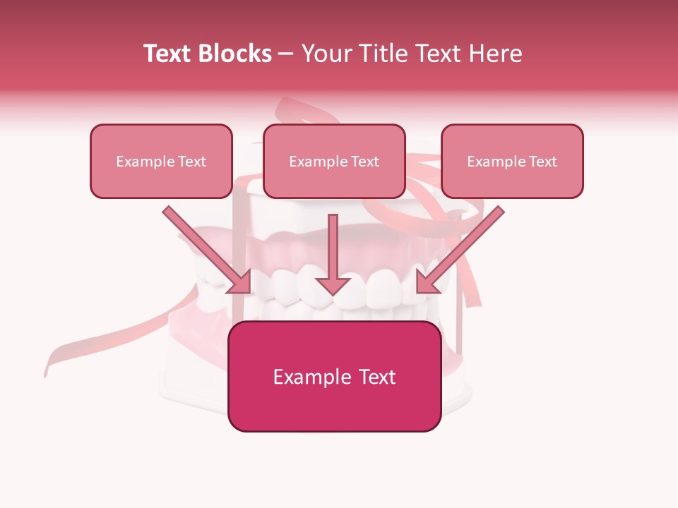 Toy Ribbon Isolated On White PowerPoint Template