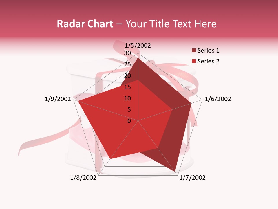 Toy Ribbon Isolated On White PowerPoint Template