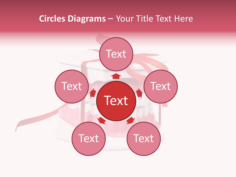 Toy Ribbon Isolated On White PowerPoint Template