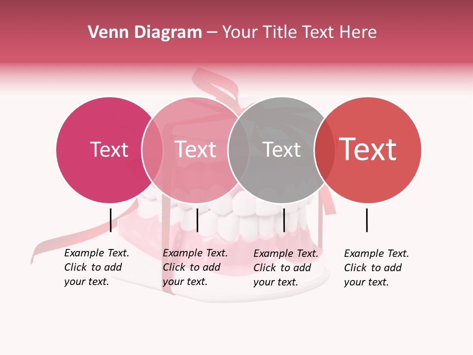 Toy Ribbon Isolated On White PowerPoint Template