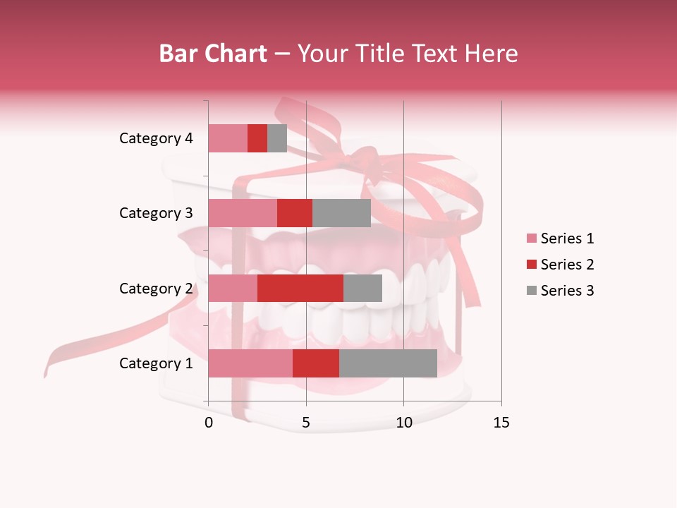 Toy Ribbon Isolated On White PowerPoint Template