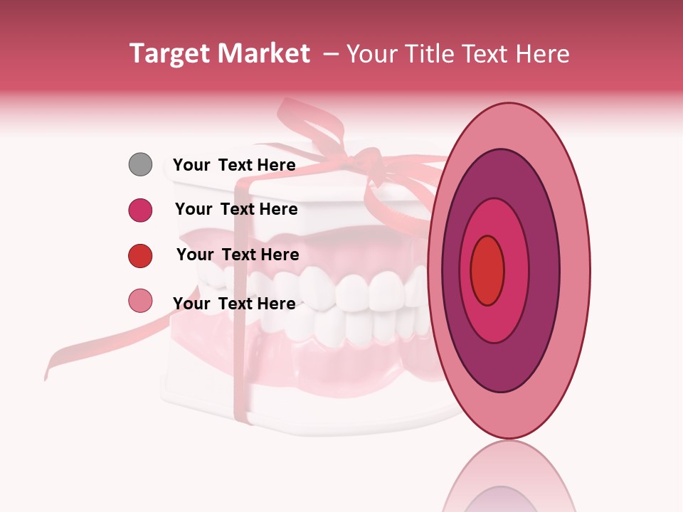 Toy Ribbon Isolated On White PowerPoint Template