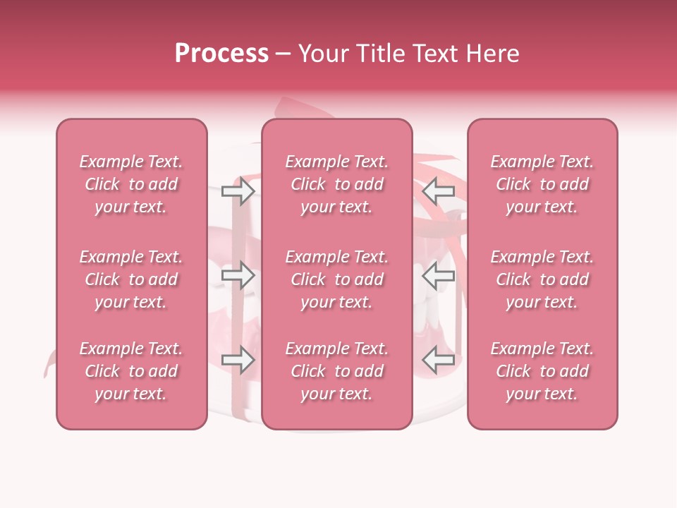 Toy Ribbon Isolated On White PowerPoint Template