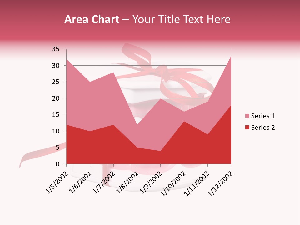 Toy Ribbon Isolated On White PowerPoint Template