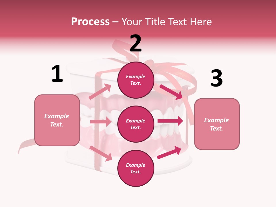 Toy Ribbon Isolated On White PowerPoint Template