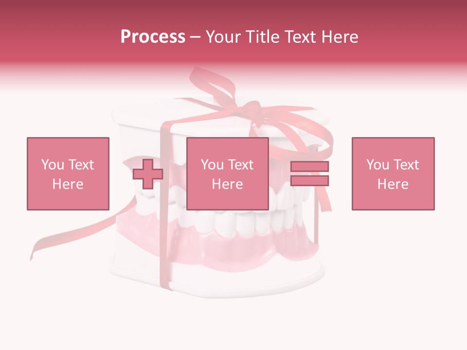 Toy Ribbon Isolated On White PowerPoint Template