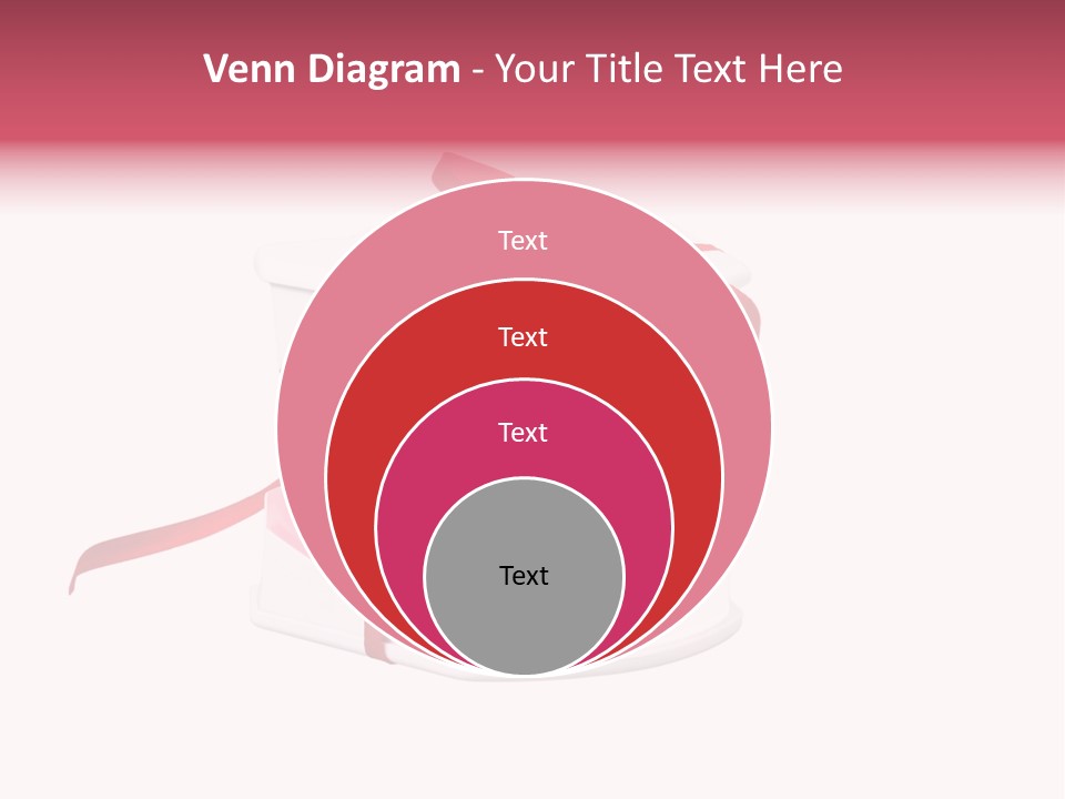 Toy Ribbon Isolated On White PowerPoint Template