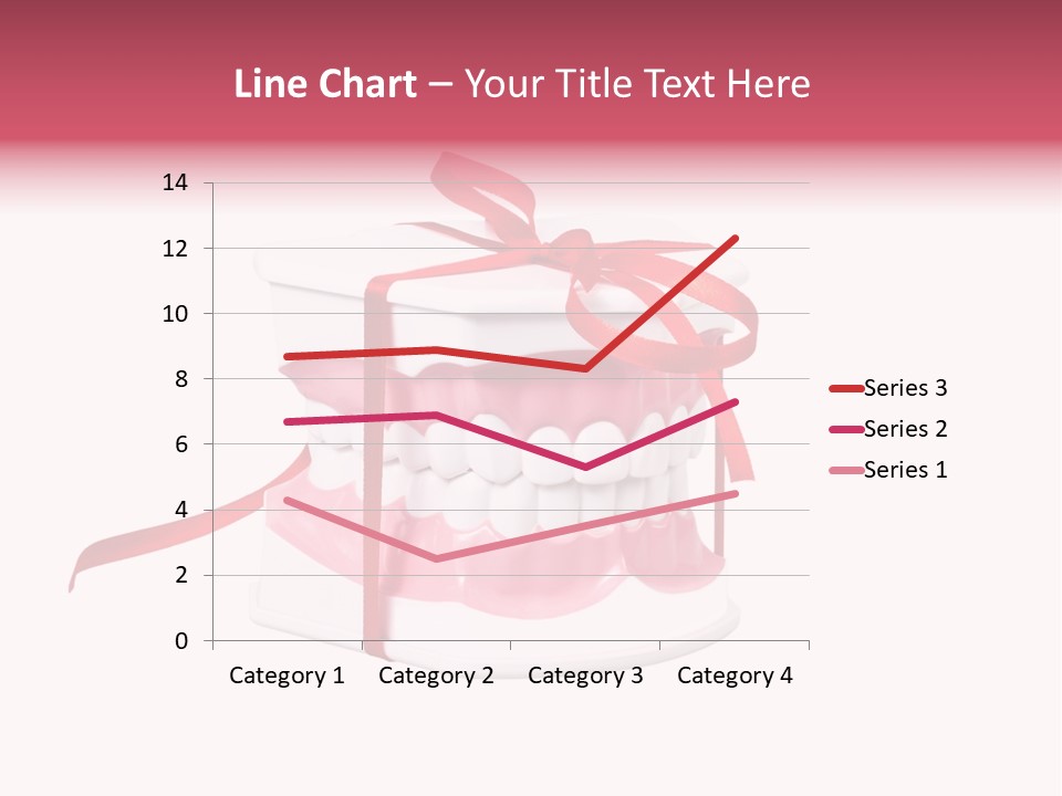 Toy Ribbon Isolated On White PowerPoint Template