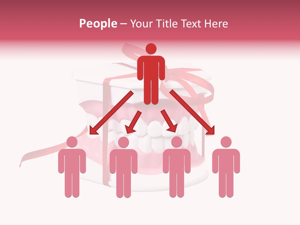 Toy Ribbon Isolated On White PowerPoint Template