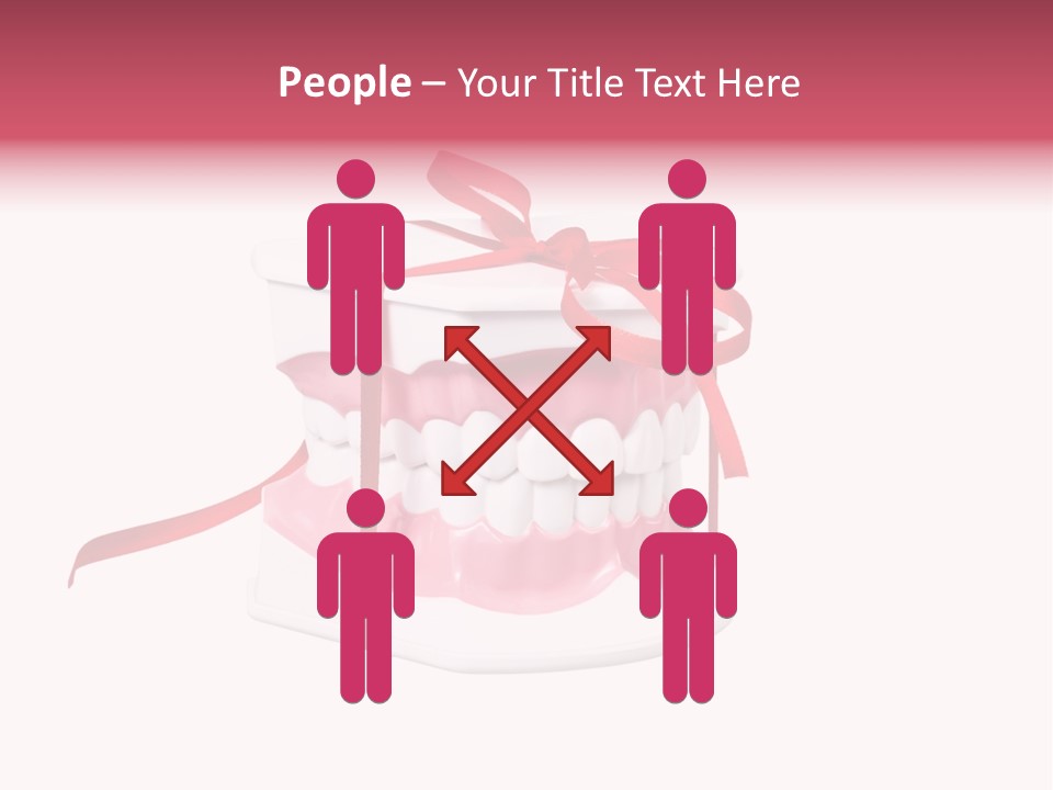 Toy Ribbon Isolated On White PowerPoint Template