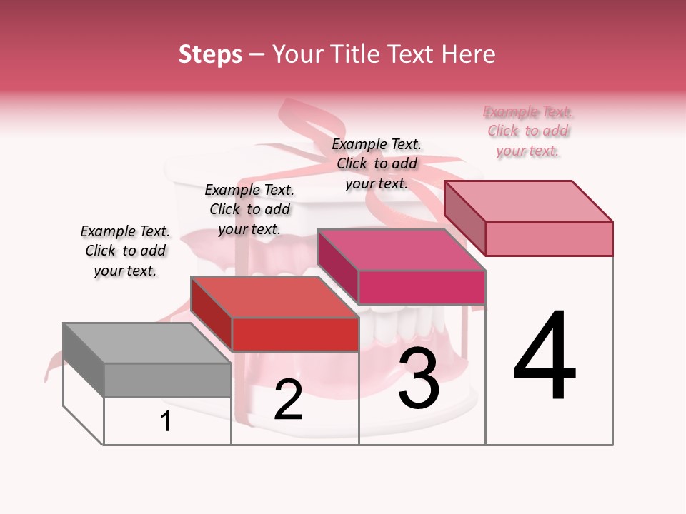 Toy Ribbon Isolated On White PowerPoint Template