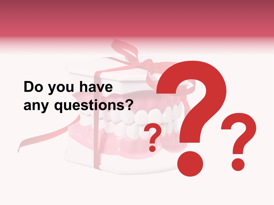 Toy Ribbon Isolated On White PowerPoint Template