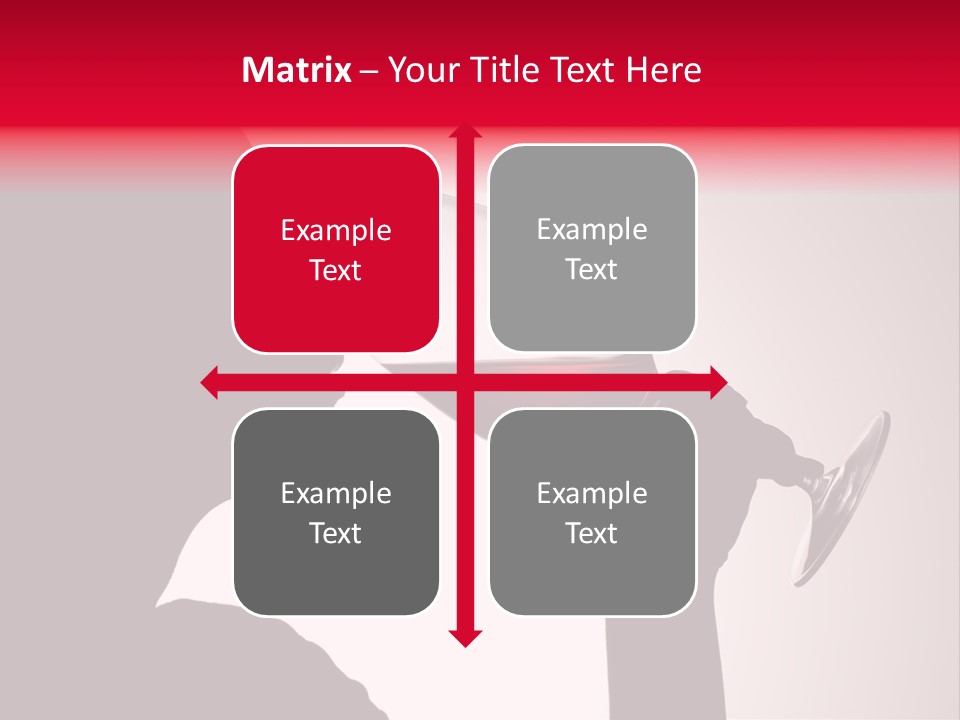 Indoors Silhouette Fresh PowerPoint Template