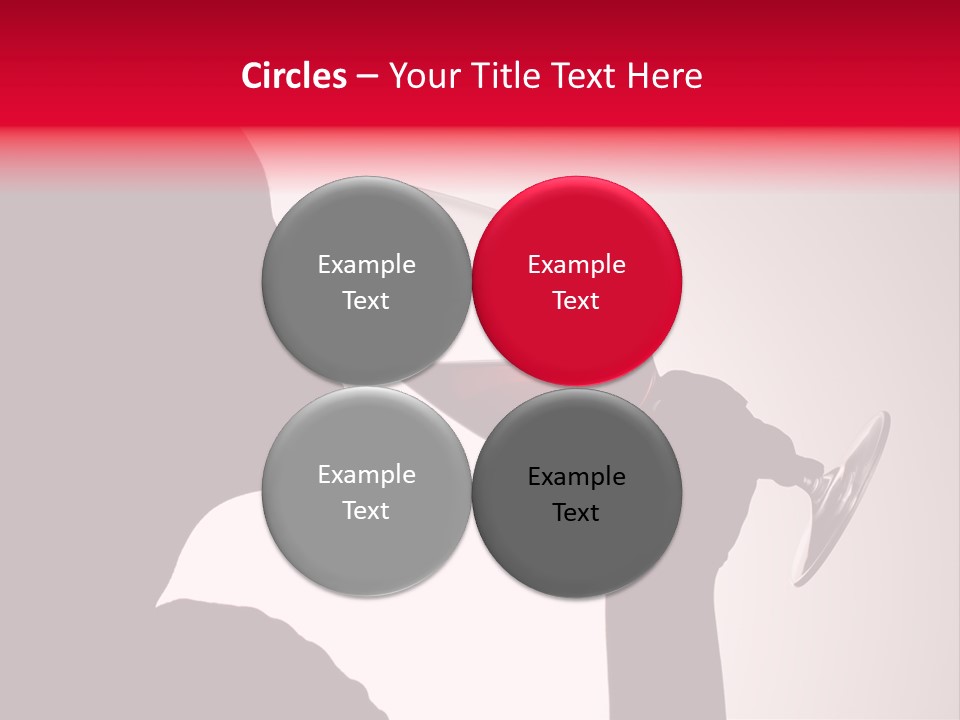 Indoors Silhouette Fresh PowerPoint Template