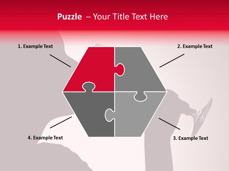 Indoors Silhouette Fresh PowerPoint Template