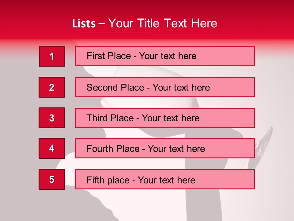 Indoors Silhouette Fresh PowerPoint Template